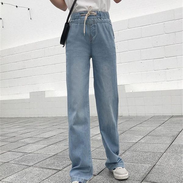 women's jeans large size female straight denim pants loose high waist mom wide leg elastic trousers women s-4xl q2771, Blue
women's jeans large size female straight denim pants loose high waist mom wide leg elastic trousers women s-4xl q2771, Blue
