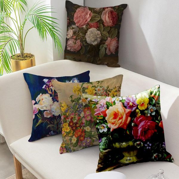 cushion/decorative pillow fuwatacchi vintage oil painting cushion cover colorful double linen case european flowers art
cushion/decorative pillow fuwatacchi vintage oil painting cushion cover colorful double linen case european flowers art