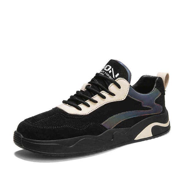men's shoes spring 2021 korean versatile leather casual board men's fashion low sports, Black
men's shoes spring 2021 korean versatile leather casual board men's fashion low sports, Black