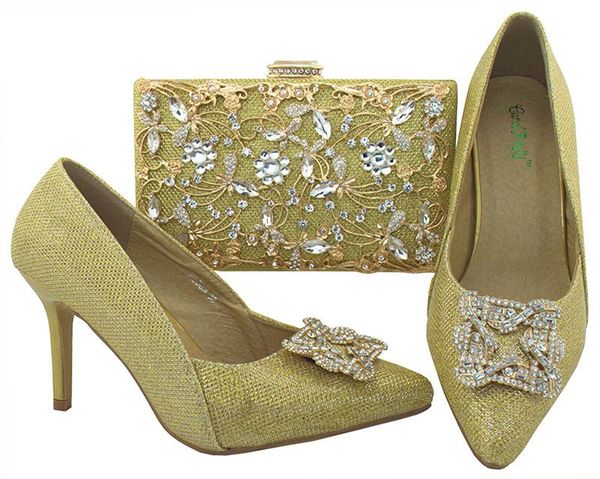 dress shoes gold color african and matching bags stylish italian wedding bag for parties super high heel bl003, Black
dress shoes gold color african and matching bags stylish italian wedding bag for parties super high heel bl003, Black