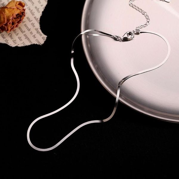 chokers 2021 japanese and korean fashion trend ladies party titanium steel snake bone necklace personality ol clavicle chain, Golden;silver
chokers 2021 japanese and korean fashion trend ladies party titanium steel snake bone necklace personality ol clavicle chain, Golden;silver