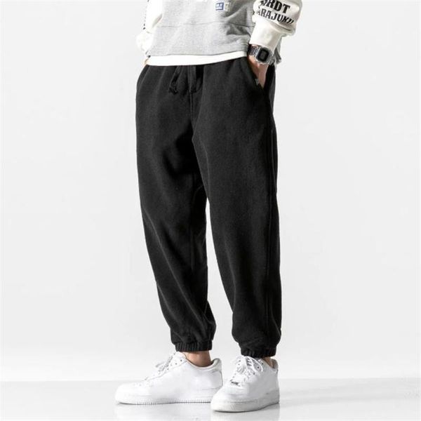 men's pants loose jogging men 2021 fashion fleece autumn winter warm sweatpants male outdoor straight trousers pantalon hommes, Black
men's pants loose jogging men 2021 fashion fleece autumn winter warm sweatpants male outdoor straight trousers pantalon hommes, Black