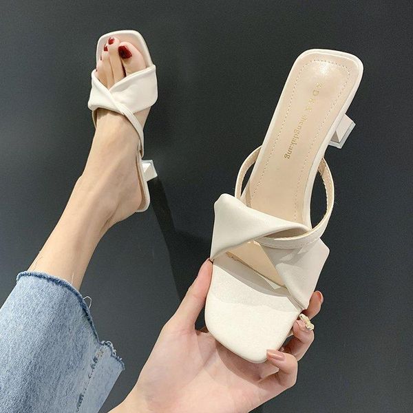 slippers rimocy womens summer outdoor high heels sandals open toe pu leather female fashion cross strap women slides shoes, Black
slippers rimocy womens summer outdoor high heels sandals open toe pu leather female fashion cross strap women slides shoes, Black
