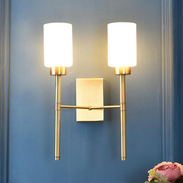 wall lamps american copper lamp nordic simple bedside european modern aisle lights glass double
wall lamps american copper lamp nordic simple bedside european modern aisle lights glass double
