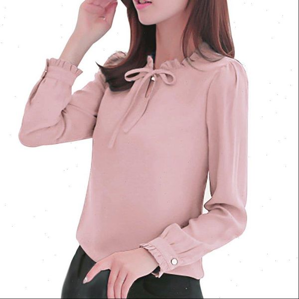 women shirts long sleeve stand collar bow blouses elegant ladies chiffon blouse fashion office work wear, White
women shirts long sleeve stand collar bow blouses elegant ladies chiffon blouse fashion office work wear, White