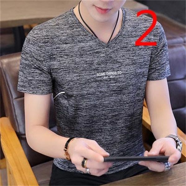 New 2021 Cotton Short-sleeved T-shirt Male Summer Tide Brand Men's Korean Version 5HKZ, White;black
New 2021 Cotton Short-sleeved T-shirt Male Summer Tide Brand Men's Korean Version 5HKZ, White;black