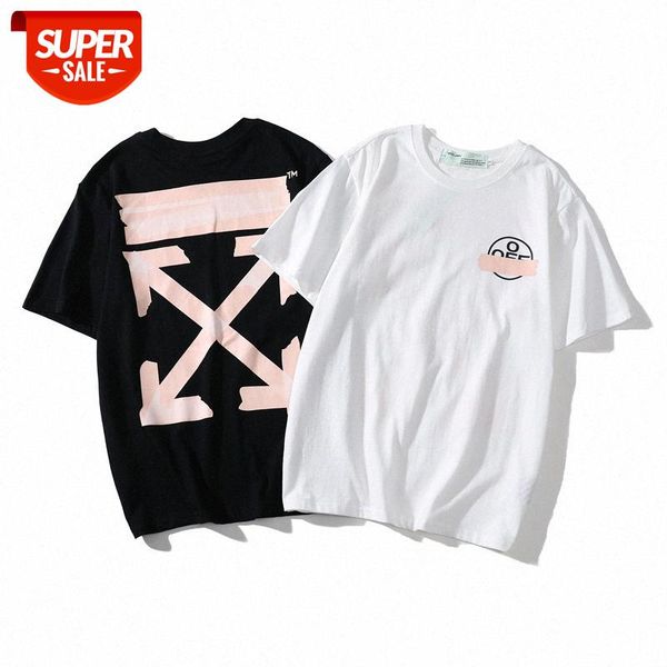 ow geometric black gold tape strip arrow printing short-sleeved t-shirt men and women couple half-sleeved bottoming shirt #ue1i, White;black
ow geometric black gold tape strip arrow printing short-sleeved t-shirt men and women couple half-sleeved bottoming shirt #ue1i, White;black