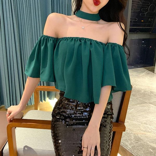 women's t-shirt 2021 slimming beauty back halter off-the-shoulder hong kong style spring tube off-neck solid color fashion, White
women's t-shirt 2021 slimming beauty back halter off-the-shoulder hong kong style spring tube off-neck solid color fashion, White
