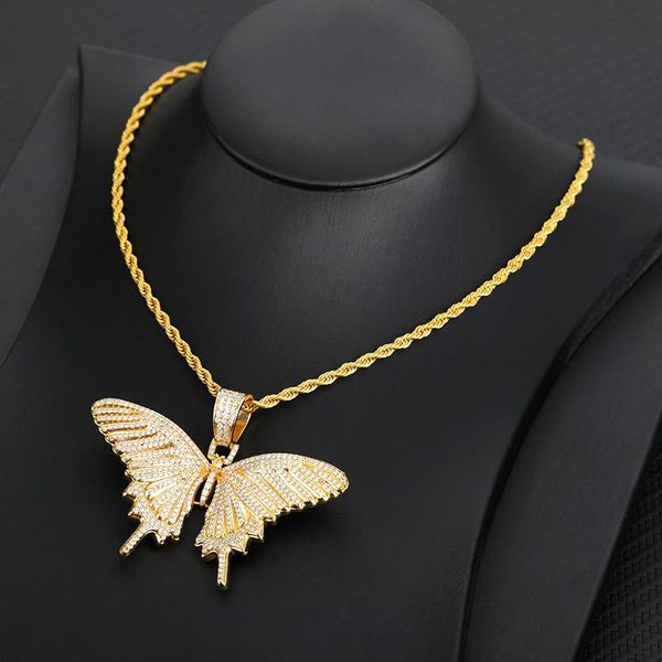 pendant necklaces 2021 trend big butterfly necklace for women rhinestone chain bling tennis crystal choker jewelry, Silver 
pendant necklaces 2021 trend big butterfly necklace for women rhinestone chain bling tennis crystal choker jewelry, Silver