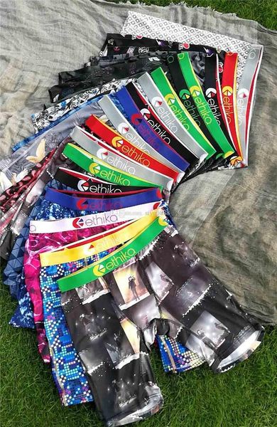 designer mens ethika underpants brand boxers with letters lattices print appliques cool mens breathable underwear 10+ color available, Black;white
designer mens ethika underpants brand boxers with letters lattices print appliques cool mens breathable underwear 10+ color available, Black;white