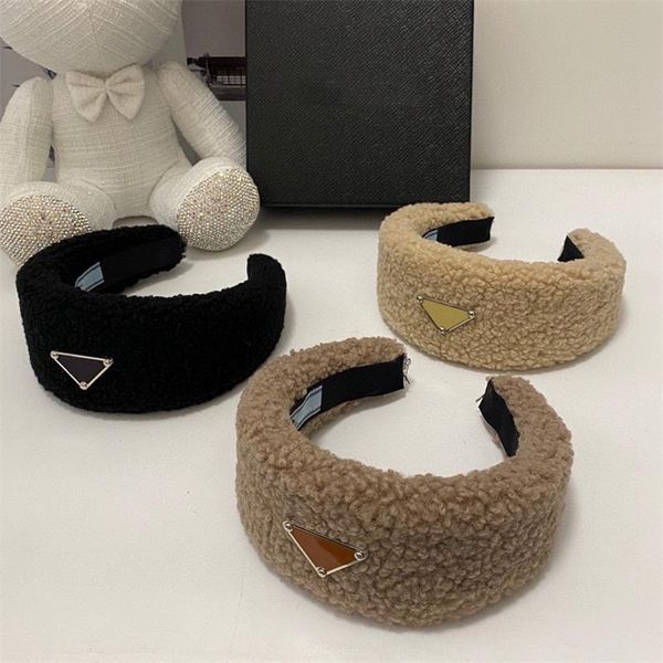 lamb wool winter new luxury designer plush wide headbands for women girl brand letter p hairband hair hoop head wrap, Silver 
lamb wool winter new luxury designer plush wide headbands for women girl brand letter p hairband hair hoop head wrap, Silver