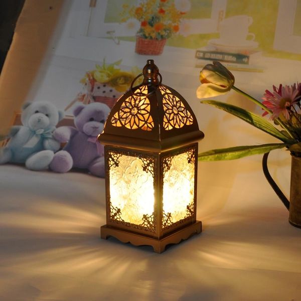 decorative objects & figurines european style, mediterranean, morocco gold iron printing glass candlestick wind lamp middle east style home
decorative objects & figurines european style, mediterranean, morocco gold iron printing glass candlestick wind lamp middle east style home