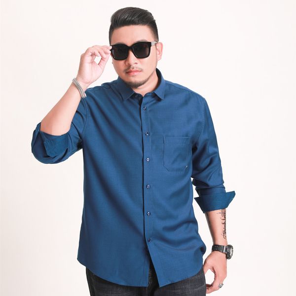 men's long-sleeved wool shirt men's business casual solid color buttons square collar autumn conference clothing add fertilizer to, White;black
men's long-sleeved wool shirt men's business casual solid color buttons square collar autumn conference clothing add fertilizer to, White;black
