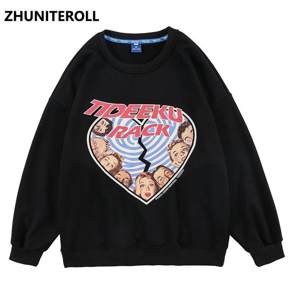 men's hoodies & sweatshirts harajuku 2021 broken heart print streetwear casual pullover hip hop cotton loose black fashion outwear
men's hoodies & sweatshirts harajuku 2021 broken heart print streetwear casual pullover hip hop cotton loose black fashion outwear