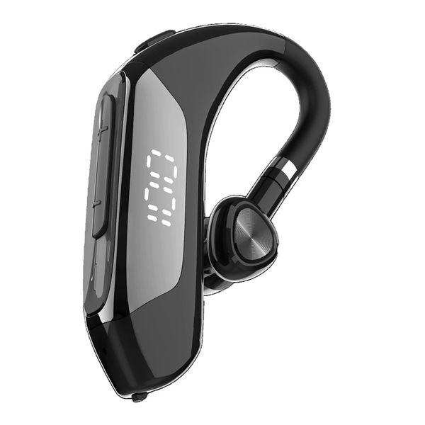 s08 bluetooth wireless earphone smart earbuds sport waterproof ear hook headset volume control with noise reduction mic 45hours music time l
