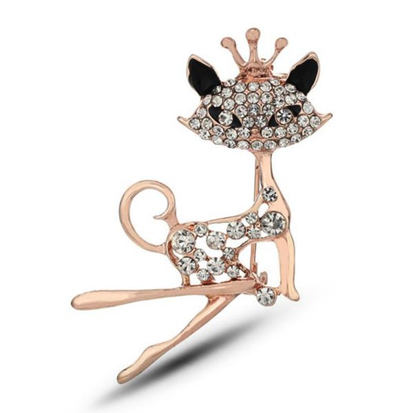 pins, brooches luxury creative rhinestone cat brooch pins antique women animal jewelry breastpin dress decoration, Gray
pins, brooches luxury creative rhinestone cat brooch pins antique women animal jewelry breastpin dress decoration, Gray