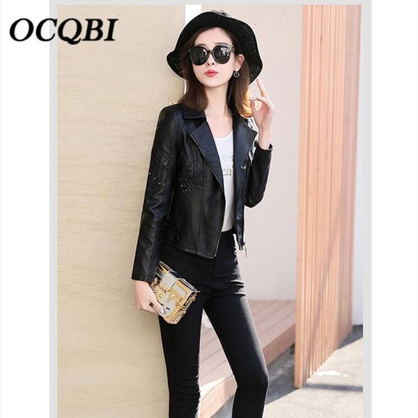 korean style fashion slim zipper streetwear short jacket women coat bomber motorcycle pu jacket, Black;brown
korean style fashion slim zipper streetwear short jacket women coat bomber motorcycle pu jacket, Black;brown