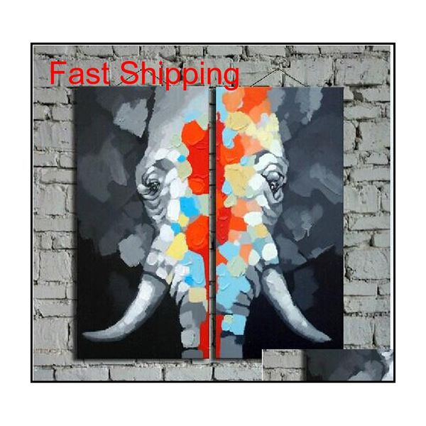 great hand painted elephant oil painting on canvas animal large wall art paints for home d qylihk ppshop01
great hand painted elephant oil painting on canvas animal large wall art paints for home d qylihk ppshop01