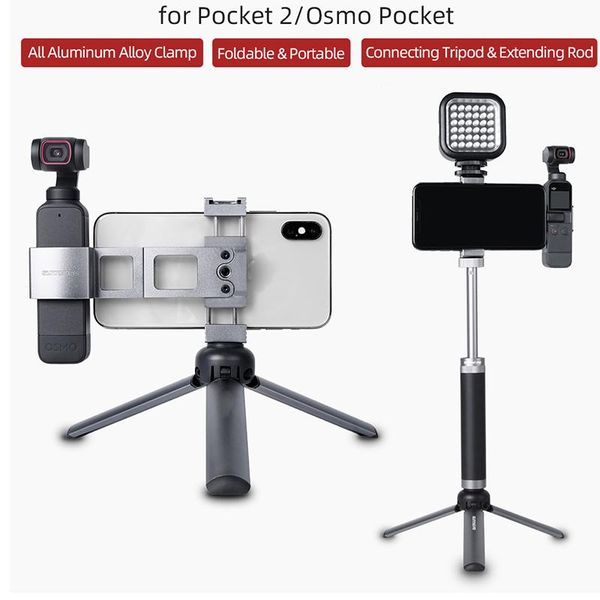 cell phone mounts & holders holder clip for osmo pocket 2 foldable metal tripod gimbal bracket mount dji handheld accessories
cell phone mounts & holders holder clip for osmo pocket 2 foldable metal tripod gimbal bracket mount dji handheld accessories