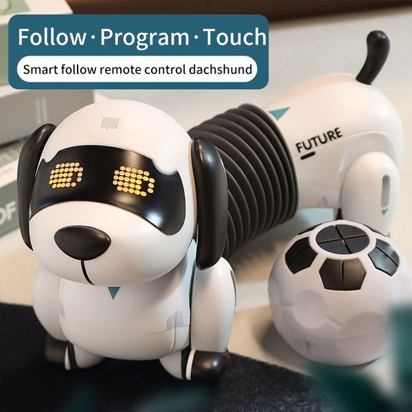 Programable 2.4G Wireless Remote Control Smart animals toy robot dog remote control toys kids toys
Programable 2.4G Wireless Remote Control Smart animals toy robot dog remote control toys kids toys
