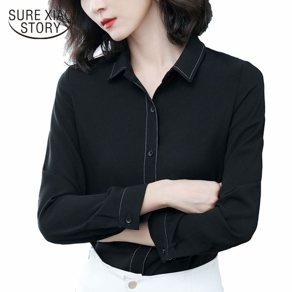 spring women long sleeve shirt black color ol womens and blouses chiffon blouse office lady women shirts 2060 50 210528, White
spring women long sleeve shirt black color ol womens and blouses chiffon blouse office lady women shirts 2060 50 210528, White