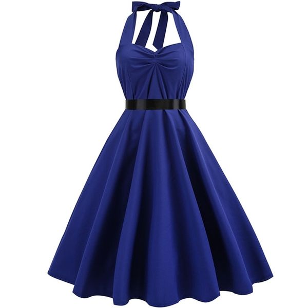 halter party dress women summer backless vintage dresses retro rockabilly swing robe femme elegant midi sundress plus size, Black;gray
halter party dress women summer backless vintage dresses retro rockabilly swing robe femme elegant midi sundress plus size, Black;gray