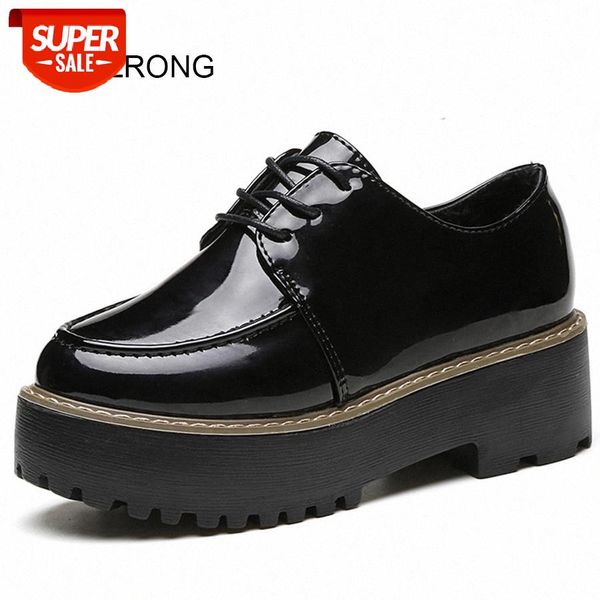 lcizrong fashion 5cm heel women flat shoes black retro creepers lace-up leather platform shoes female non-slip breathable #em8t
lcizrong fashion 5cm heel women flat shoes black retro creepers lace-up leather platform shoes female non-slip breathable #em8t