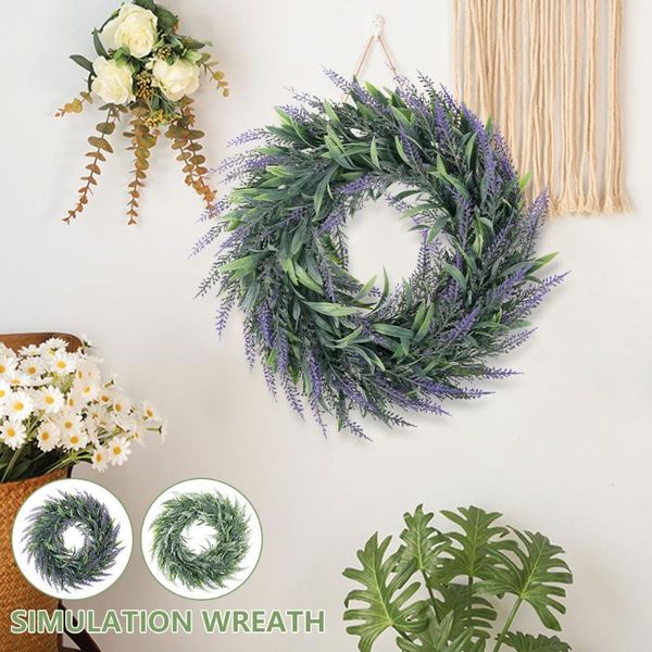 decorative flowers & wreaths artificial lavender wreath hanging door garland front christmas party wedding home decoration
decorative flowers & wreaths artificial lavender wreath hanging door garland front christmas party wedding home decoration