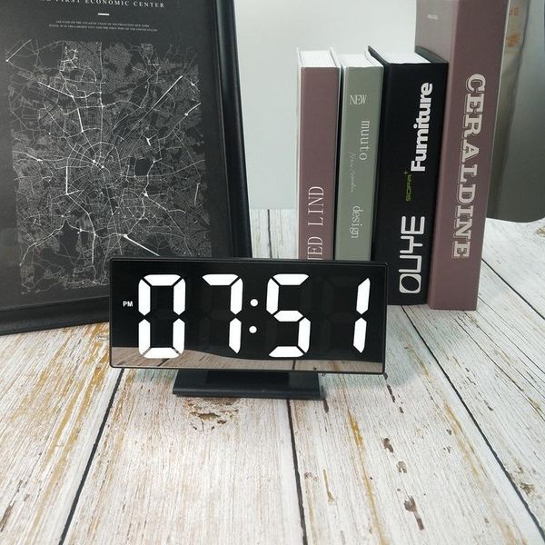 desk & table clocks creative mirror clock electronic with temperature display bedside alarm
desk & table clocks creative mirror clock electronic with temperature display bedside alarm