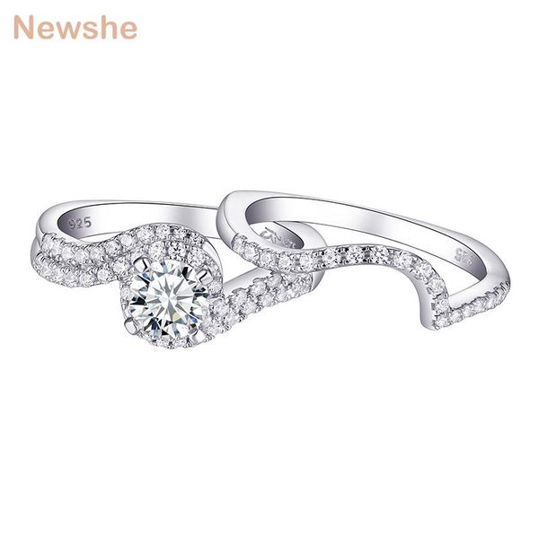 cluster rings she 1.2ct white round cz solid 925 sterling silver wedding engagement ring set trendy jewelry for women 1r0023, Golden;silver
cluster rings she 1.2ct white round cz solid 925 sterling silver wedding engagement ring set trendy jewelry for women 1r0023, Golden;silver