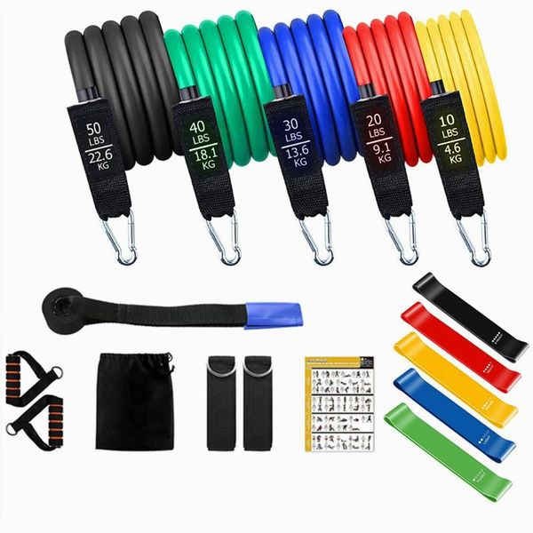 resistance bands 16pcs/set latex gym door anchor ankle straps resist band kit yoga exercise fitness rubber loop tube pull
resistance bands 16pcs/set latex gym door anchor ankle straps resist band kit yoga exercise fitness rubber loop tube pull