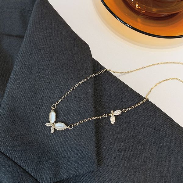 xianlan246 necklace female xia contracted dust ins cold wind opal necklace small butterfly design feeling collarbone chain, Silver
xianlan246 necklace female xia contracted dust ins cold wind opal necklace small butterfly design feeling collarbone chain, Silver