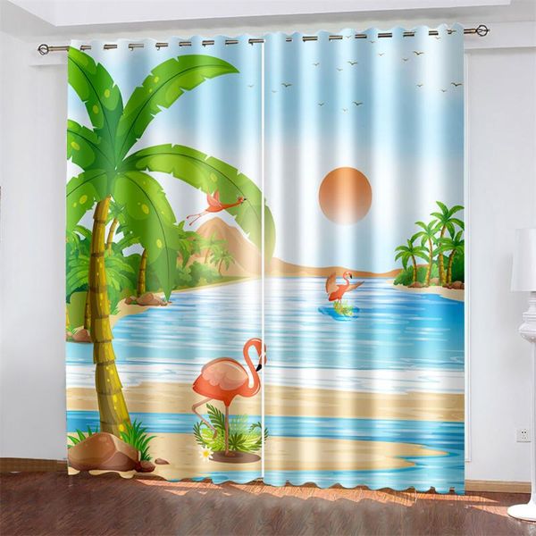 curtain & drapes artistic flamingo printing woven curtains bedroom blackout two separate on the left and right
curtain & drapes artistic flamingo printing woven curtains bedroom blackout two separate on the left and right