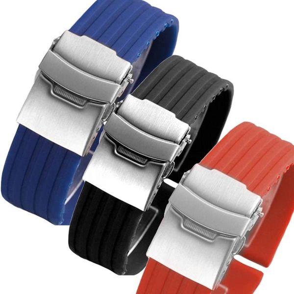 watch bands 22mm silicone replacement band orange black blue soft rubber straps strap spring bar and removal tool included, Black;brown
watch bands 22mm silicone replacement band orange black blue soft rubber straps strap spring bar and removal tool included, Black;brown