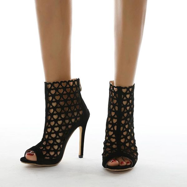 spring european style hollowed 12cm high women pumps sandals shoes sizes 35-42, Black
spring european style hollowed 12cm high women pumps sandals shoes sizes 35-42, Black