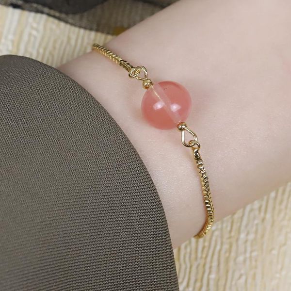 charm bracelets trendy strawberry crystal bracelet japan and south korea fashion simple exquisite opal adjustable jewelry female gift, Golden;silver
charm bracelets trendy strawberry crystal bracelet japan and south korea fashion simple exquisite opal adjustable jewelry female gift, Golden;silver