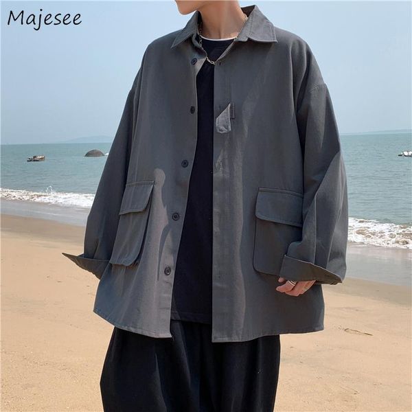 men's jackets men multi-pockets tooling coats all-match teens street wear hong kong style button-up handsome hombre chic outwear ins, Black;brown
men's jackets men multi-pockets tooling coats all-match teens street wear hong kong style button-up handsome hombre chic outwear ins, Black;brown