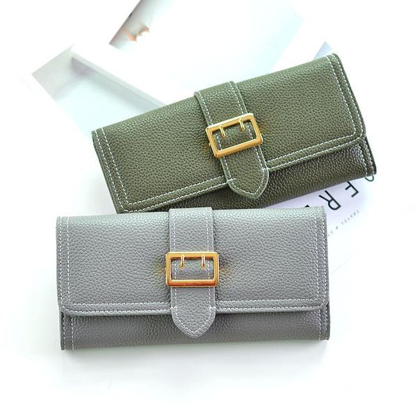 wallets women's korean-style wallet 2021 long student embossed leather large capacity buckle simple, Red;black
wallets women's korean-style wallet 2021 long student embossed leather large capacity buckle simple, Red;black
