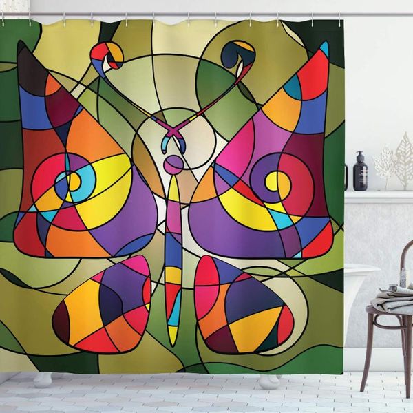 shower curtains butterflies curtain, butterfly wings consisting of twisted lines modern abstract design, cloth fabric bathroom decor set
shower curtains butterflies curtain, butterfly wings consisting of twisted lines modern abstract design, cloth fabric bathroom decor set