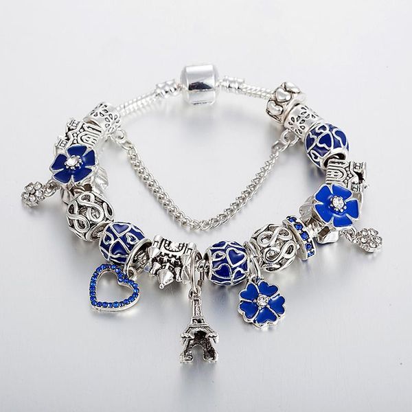 charm bracelets annapaer fashion jewelry european style castle beads charms & bangle pyramid for women christmas gift b17141, Golden;silver
charm bracelets annapaer fashion jewelry european style castle beads charms & bangle pyramid for women christmas gift b17141, Golden;silver