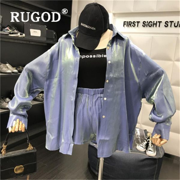 women's tracksuits rugod fashion gradient two pieces suit women korean floodlight turn-down collar shirts & hight waist female shorts t, Gray
women's tracksuits rugod fashion gradient two pieces suit women korean floodlight turn-down collar shirts & hight waist female shorts t, Gray