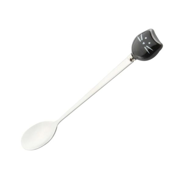 spoons 1 pc ceramic and stainless steel small cartoon kitty coffee tea stirring spoon (black kitty)
spoons 1 pc ceramic and stainless steel small cartoon kitty coffee tea stirring spoon (black kitty)