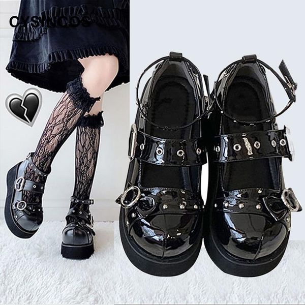 dress shoes female lolita sweet bowknot mary janes platform wedges high heels women's pumps gothic punk student girls cosplay, Black
dress shoes female lolita sweet bowknot mary janes platform wedges high heels women's pumps gothic punk student girls cosplay, Black