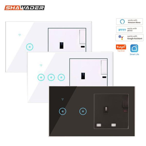 smart home control wifi light switch wireless wall socket uk electric plug outlet time voice remote tuya smartlife alexa google
smart home control wifi light switch wireless wall socket uk electric plug outlet time voice remote tuya smartlife alexa google
