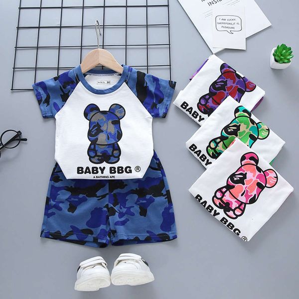 new summer 2021 clothes short sleeve two piece cotton camouflage korean children's suit, White
new summer 2021 clothes short sleeve two piece cotton camouflage korean children's suit, White