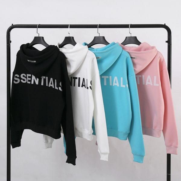 feel of god essentials pullover hoodie, Black
