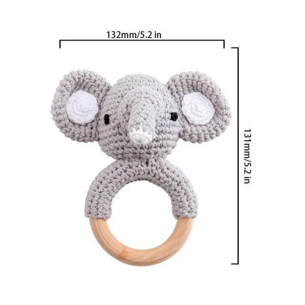 1pc toy wooden teether crochet elephant bpa wood rodent rattle baby mobile gym newborn stroller educational
1pc toy wooden teether crochet elephant bpa wood rodent rattle baby mobile gym newborn stroller educational
