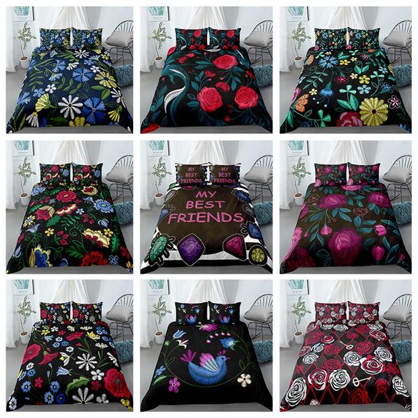 luxury 3d flower king large size bedding set embroidery printed duvet cover with pillowcase home textile bed sets 2/3pcs
luxury 3d flower king large size bedding set embroidery printed duvet cover with pillowcase home textile bed sets 2/3pcs