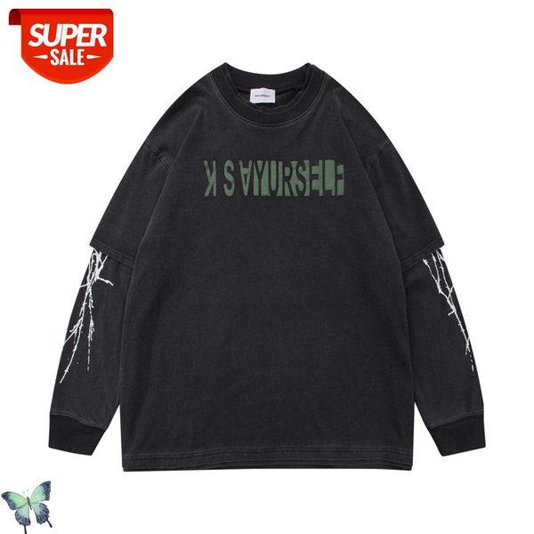 askyurself v6 washing process 3d foam printing fake two long sleeves pullover high street fashion brand men and women sweatshirt #gy41, Black
askyurself v6 washing process 3d foam printing fake two long sleeves pullover high street fashion brand men and women sweatshirt #gy41, Black
