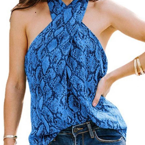 women's tanks & camis plus size women trim vest sleeveless off shoulder snakeskin pattern halter loose tank-summer top, White
women's tanks & camis plus size women trim vest sleeveless off shoulder snakeskin pattern halter loose tank-summer top, White